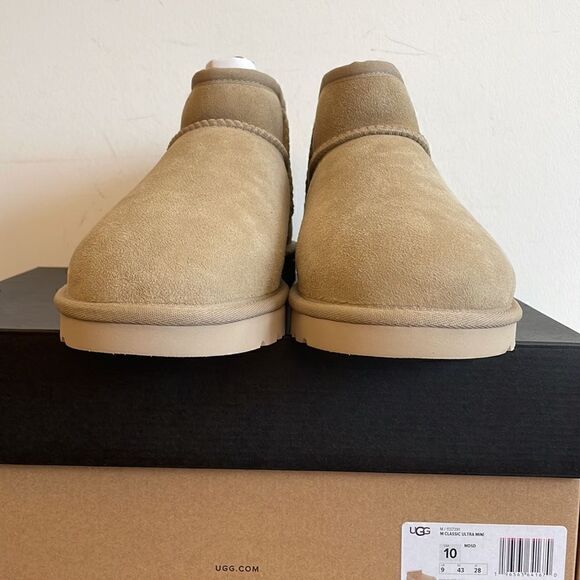 UGG Classic Ultra Mini Booties Mustard Seed USA Men Size 10  display picture 1